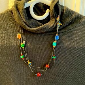 Chicos three strand layered glass beads @20”